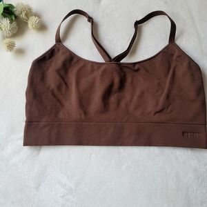 PINK Brown Sports Bra